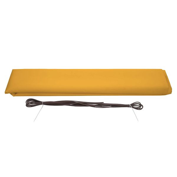 Mendler Ersatz-Bezug für Markise HWC-H27, Vollkassette Ersatzbezug Sonnenschutz 6x3m, Polyester gelb, 76560