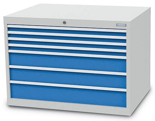Bedrunka+Hirth Schubladenschrank, R 36-24, Schubladenanzahl: 7, Maße in mm (BxTxH): 1005 x 736 x 719, 170/4210V10