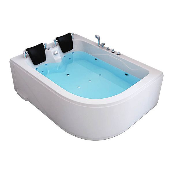 HOME DELUXE Indoor Whirlpool BLUE OCEAN - XL 180 x 120 cm Rechts, 4825