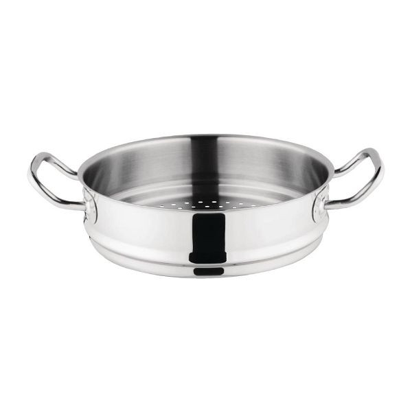 Vogue Kochen wie die Profis Set mit 5L Stieltopf und 2x Dampfgareinsatz, SA616