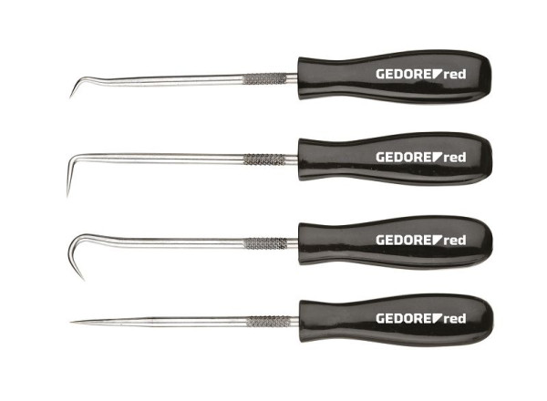 GEDORE red Hakensatz für O-Ringmontage, Länge 135mm 4-teilig, 3301548