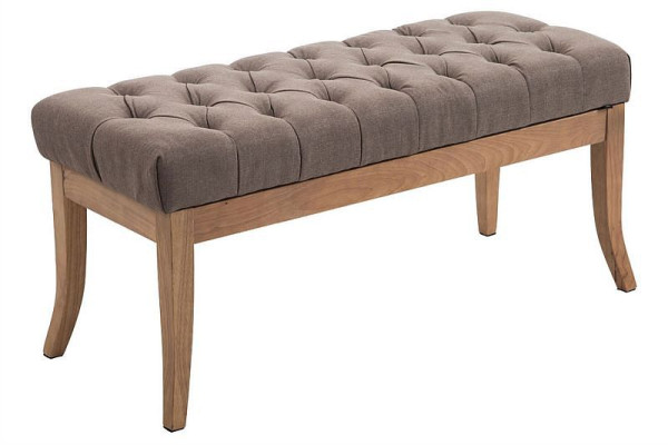 CLP Sitzbank Ramses Stoff antik-hell 100, taupe, 1520077124
