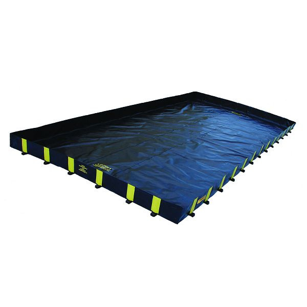 Justrite Rigid-Lock QuickBerm XT Faltwanne 2850, 386.1cm x 873.8cm, JEN28504BL