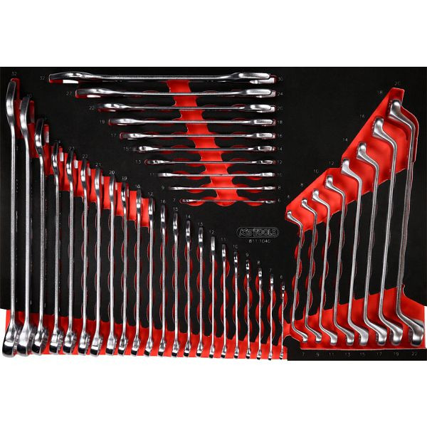 KS Tools PERFORMANCEplus Werkzeugsatz 40-teilig Schraubenschlüssel, 811.1040