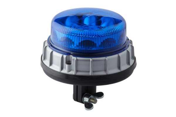 HELLA LED-Blitz-Kennleuchte - K-LED 2.0 R - 12/24V - blau - Rohrstutzen, 2XD 011 557-211