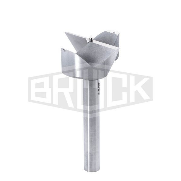 BRÜCK ZOBO Bohrer WD Chromstahl, Durchmesser: 35mm, Gesamtlänge: 100mm, Bohrsystem 2, 762023