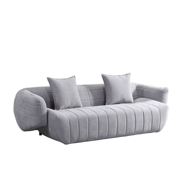 HOME DELUXE Komfort Sofa NORANA Grau, 60639, 4058166315595