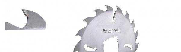 Karnasch Hartmetall-bestücktes Kreissägeblatt, Vielblatt mit Räumerschneiden 450x4,4/3,2x70mm 28 FZ+R-2xA + 2xB NL: Ø=70 / 1=13x5 / 2=20x6,5, 111238450010