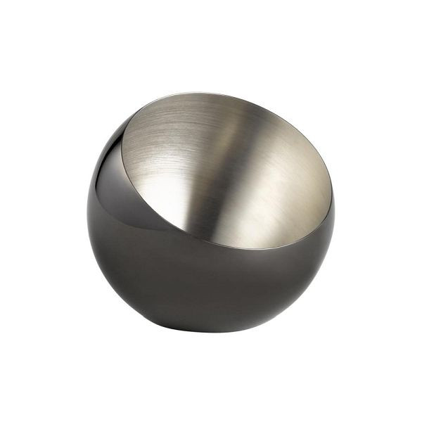 APS Schale "SPHERE", Ø 16 cm, Höhe 15 cm, 0,8 Liter, Edelstahl, Gunmetal-Look, 40774