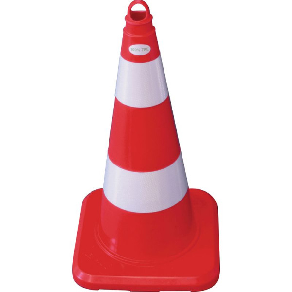 Stein HGS Leitkegel aus Weich-PVC, 500 mm, 2 Streifen / 1,3 kg, 12390