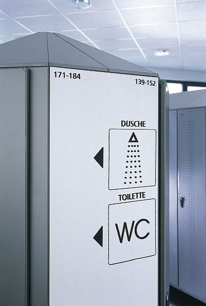 C+P selbstklebende Nummerierung, 3-stellig, Farbe: Anthrazit, 4500-74972