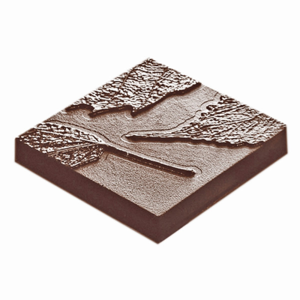 Schneider Schokoladen Form - Kakaoblatt, 275 x 135 x 24 mm / 41 x 41 x 7 mm, 13 gr, 2 x 5 Stück, 421669