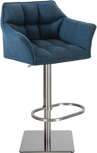 CLP Barhocker Damaso E Stoff, blau, 101673910, 4251152687090
