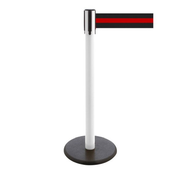 Stein HGS Personenleitsystem -P-Line Premium-, weiß, grau, mit Gurtendstück (Standard), Gurtlänge: 2,3 m, 34244m-0802