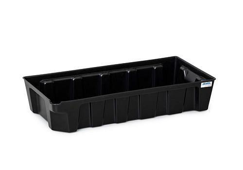 DENIOS base-line Kleingebindewanne base-line aus Polyethylen (PE), mit Ablauf, ohne Gitterrost, 30 Liter, 290873