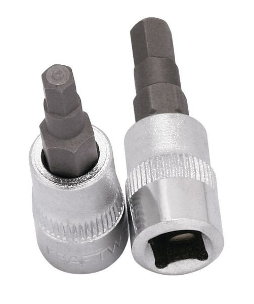 Kraftwerk Bit-Steckschlüssel-Einsatz Innensechskant Zollmaß 1/4" 1/4", 106505