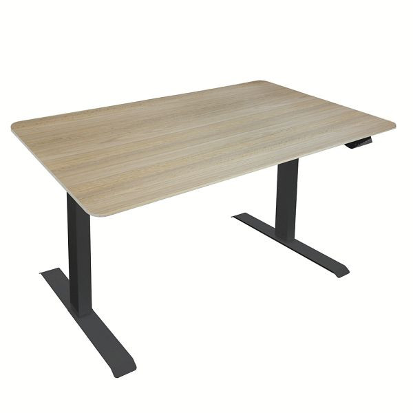 HOME DELUXE Tischplatte für höhenverstellbaren Schreibtisch AGORA – 120 x 60 cm Eiche, 51008