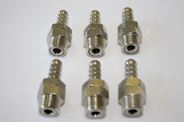 ELMAG Drehbarer Anschlußteil für Schlauchaufroller 8x12 mm1x AG 1/4' / 1x Schlauchtülle 8mm, 9402177