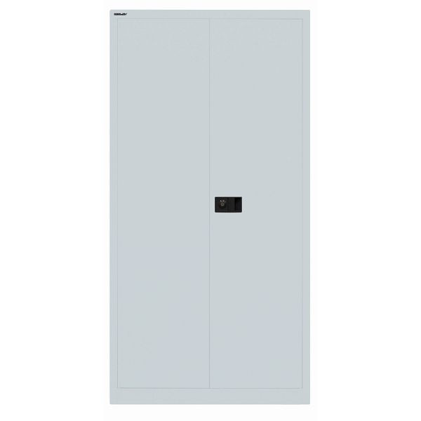 Bisley Flügeltürenschrank UNIVERSAL, 3 Fachböden für 4 Ordnerhöhen, 145 lichtgrau antibakteriell, Belastbarkeit: 70kg je Fachboden, E722A03145