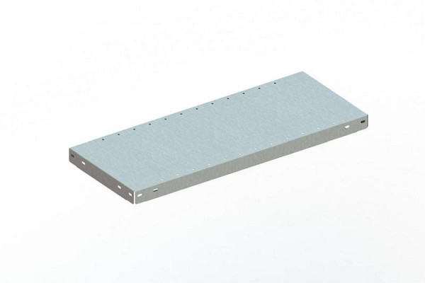 Meta Kurzboden 750x300 mm, verzinkt, mit Fachteilerlochung, 20072265