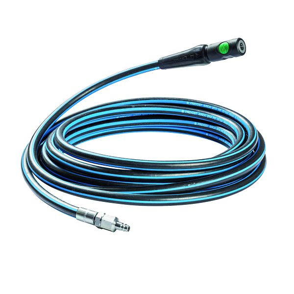 Prevost Verpresste Schlauchverlängerung mit Gummischlauch AIRCA+ Sicherheitsschnellkupplung, ØInnen/Außen=10x18mm, Länge=10m, Kupplung=CSI 06, RST ACSB1010