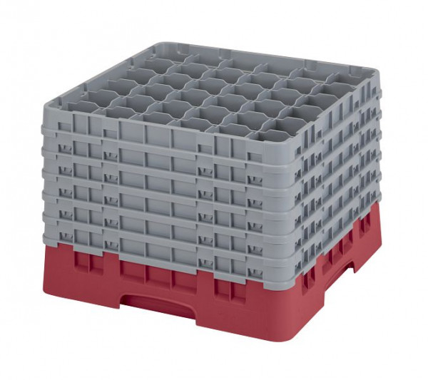 Cambro Spülkorb mit 36 Fächer Camrack® 29,8 cm Preiselbeere, 36S1214416