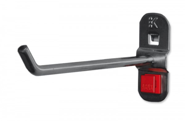 Kappes RasterPlan /ABAX Werkzeughalter anthrazitgrau, L 150 mm, mit schrägem Hakenende, Ø 6 mm, 3340.00.5308