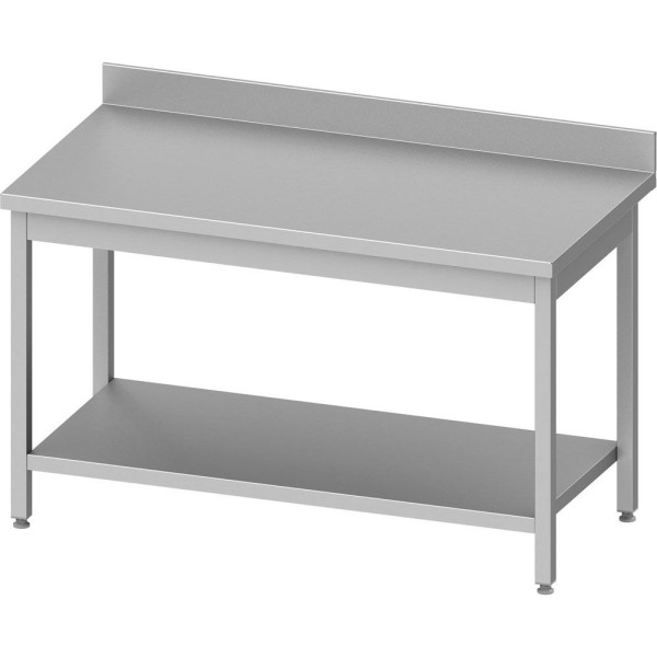 Stalgast Arbeitstisch ECO mit Grundboden 2000x700x850 mm, mit Aufkantung, Selbstmontage (AISI201), DAT20762A