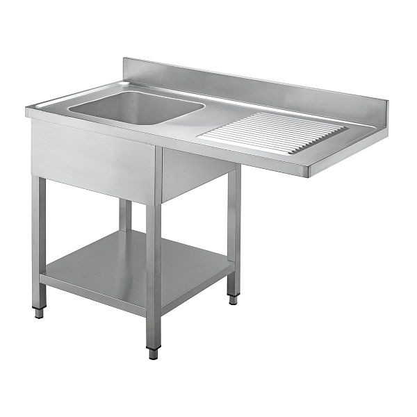 Vaiotec TOPLINE Spülcenter 700 / 1 Becken links, 40 mm starke Arbeitsplatte, 140x70x85 cm, 10518