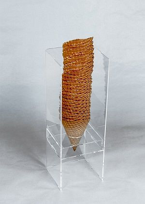 GEPPETTO Eiswaffelsilo für Wunderwaffel, aus klarem Plexiglas, 94028-1