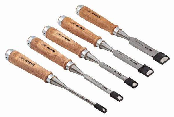 Bahco Stechbeitel-Satz, 6,10,12,18,25 mm, im Karton, 425-082