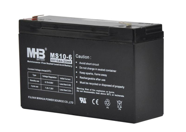 Gallagher Batterie 6V 10Ah S40, 000459, 9414701000459