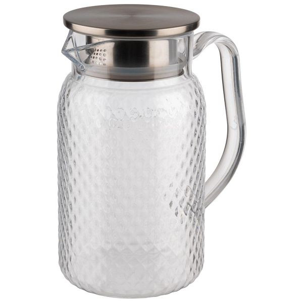 APS Saft-/ Wasserkanne in transparent Ø 10 cm, Höhe: 19 cm, 1 Liter, 10692