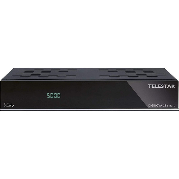 TELESTAR DIGINOVA 25 smart mit Smart Voice Kit, Full HD Receiver, DVB-S2, DVB-T2, DVB-C, Alexa, PVR Ready, HDMI, USB, CI+, 5310525/5400158