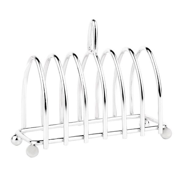 Olympia Toasthalter 6 Schlitze, 13,5 x 15,5 x 8 cm, Edelstahl, K394
