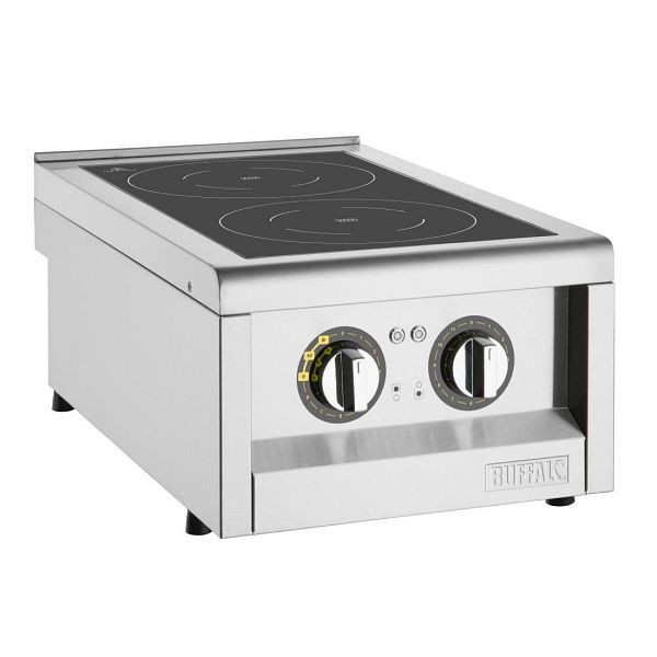 Buffalo 600 Serie Doppelzonen-Induktionskochfeld 3kW, FU218