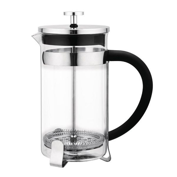 Olympia French Press Edelstahl und Glas 35cl, einfaches, modernes Design, GF230