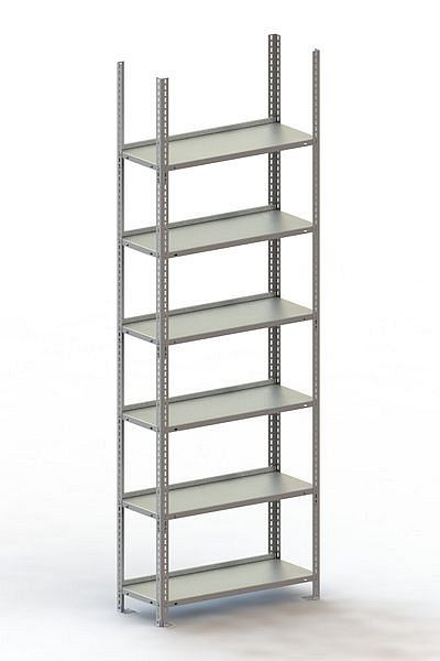 Meta Büro Compact GR 2200x750x300 mm, RAL 7035, Bodenanzahl: 6, 20079361