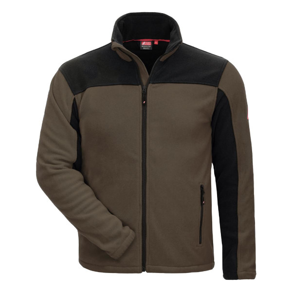 NITRAS MOTION TEX PLUS, Fleece-Jacke, Größe: XS, Farbe: braun, VE: 10 Stück, 7047-XS