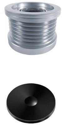 HELLA Generatorfreilauf, Gewindemaß: M17x1,5, Anzahl der Rillen: 6, mit Kappe, 9XU 358 038-901