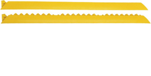 Notrax Slabmat Carré Safety Ramps Arbeitsplatzmatten Ergonomie Anti- Ermüdung 41, Gelb, 5cm x 91cm, Abschrägung männlich, 041M0003YL