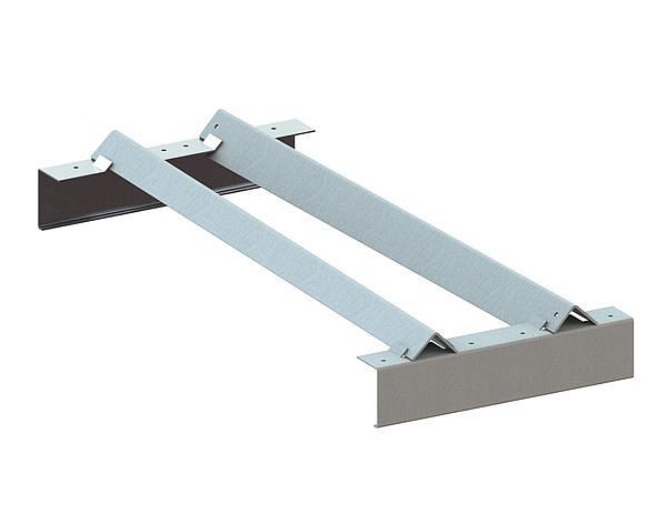 Meta MINI-RACK Fassauflage, verzinkt, für 800 mm Regaltiefe, 20042613