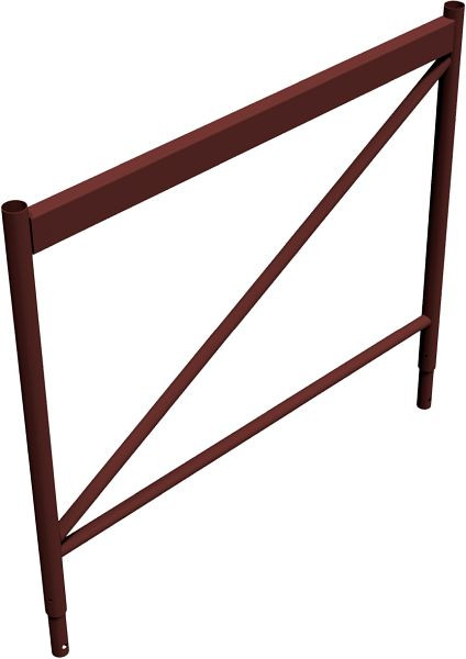 Schake Aufsatzteil für Kurbel- & Universalgerüstböcke, Breite: 1,20 m, lackiert, 11273