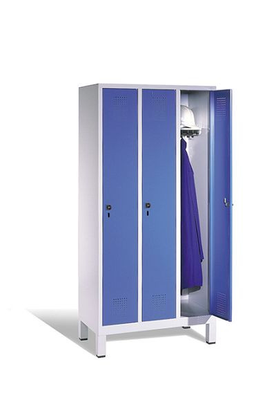 C+P Garderobenschrank Evolo, H1850xB900xT500mm, Farbe: Weißaluminium, 48010-30 S10637