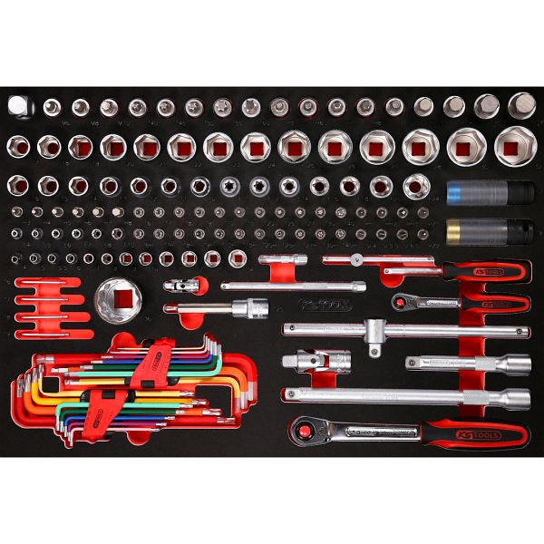 KS Tools PERFORMANCEplus Werkzeugsatz 137-teilig 1/4'+1/2' Steckschlüssel, 811.1137
