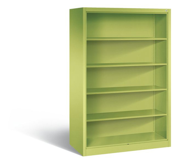 C+P Stahlregal mit Rückwand Acurado, H1950xB1200xT600mm, Farbe: Viridingrün, 5 OH, 9390-000 S10019