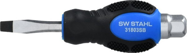 SW-Stahl Schraubendreher, schlagfest, Schlitz, 6,0 x 38 mm, 31803SB