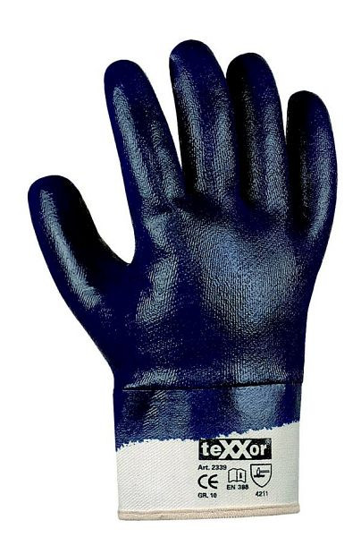 teXXor Nitril-Handschuhe "STULPE", Größe: 9, VE: 12 Paar, 2339-9