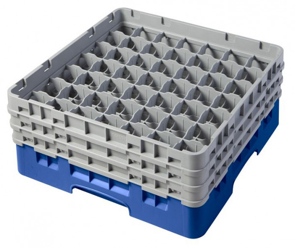 Cambro Spülkorb mit 49 Fächer Camrack® 17,4 cm Blau, 49S638168
