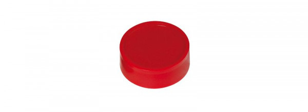 MAUL Rund-Magnet, PE Ø 34 mm, 2 kg Haftkraft, rot, VE: 10 Stück/Set, 6173325